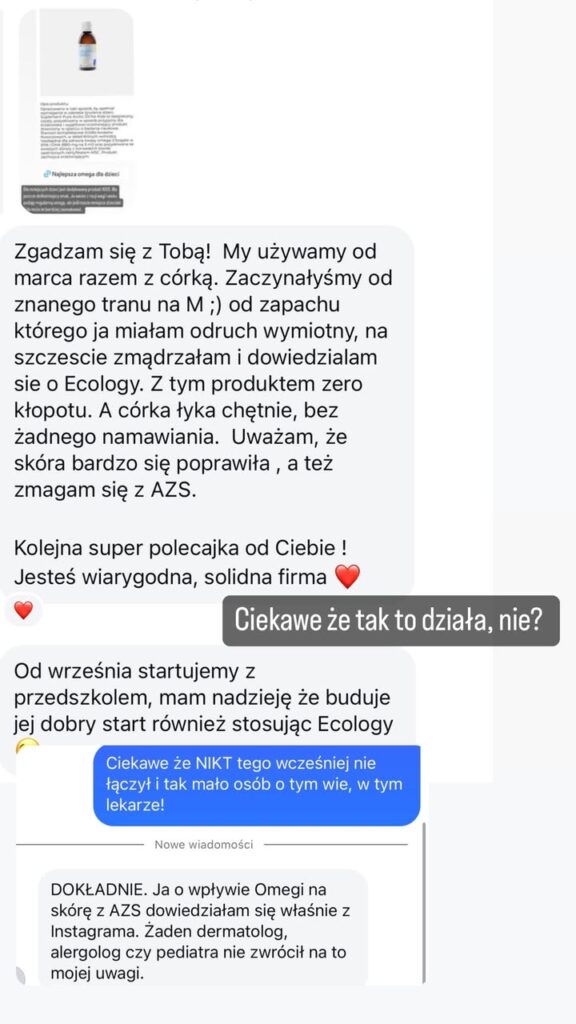 eqology omega-3 calareszta Dagmara Hicks opinie