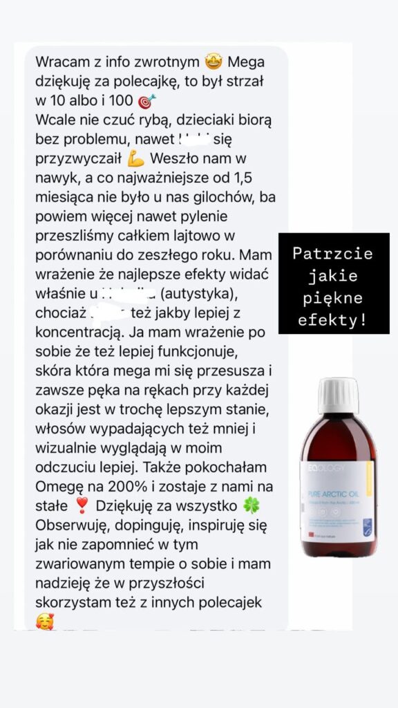 eqology omega-3 calareszta Dagmara Hicks opinie